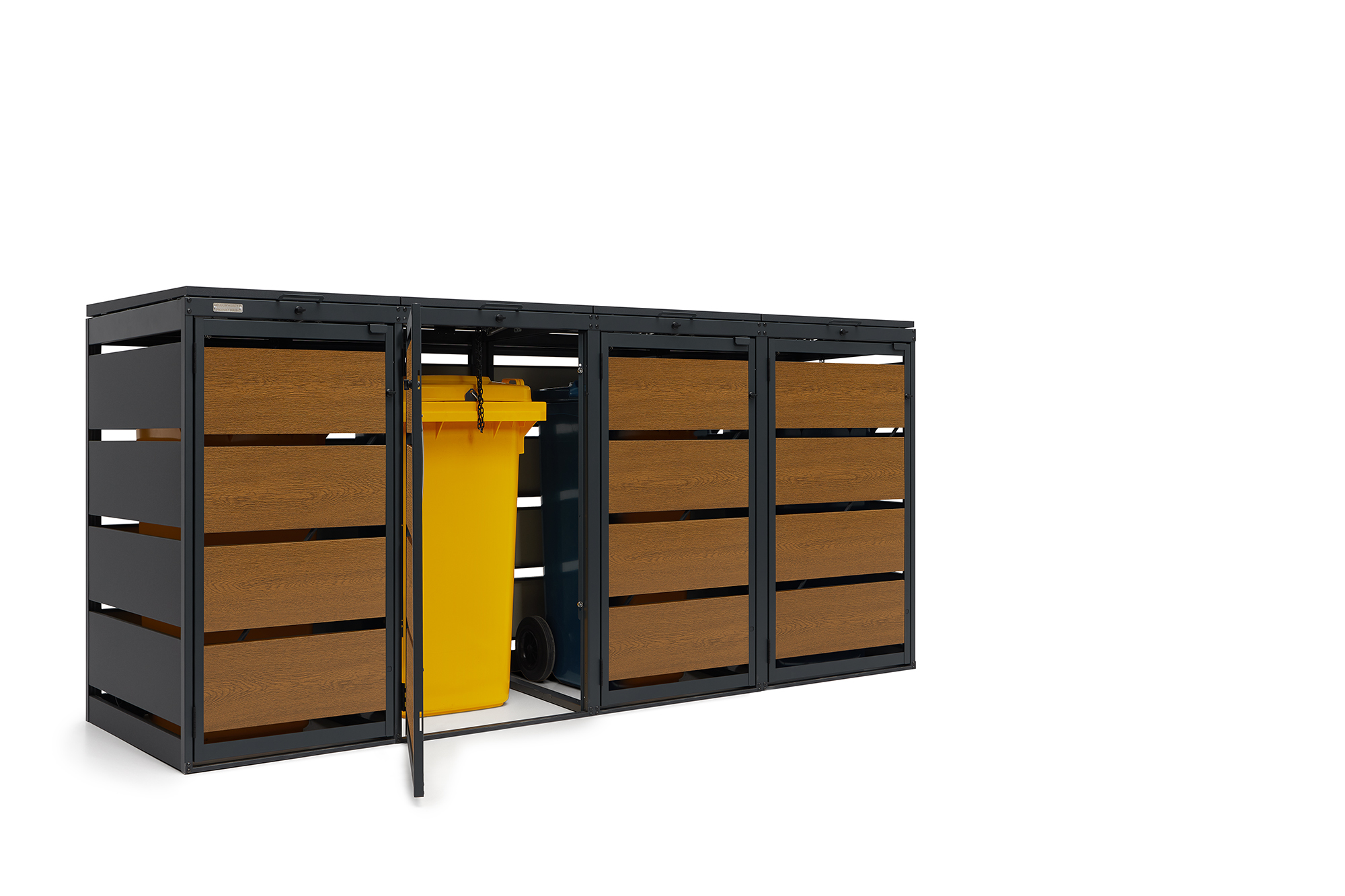 Obudowa kosza Model K120-4 panele drewno - obrazek 2